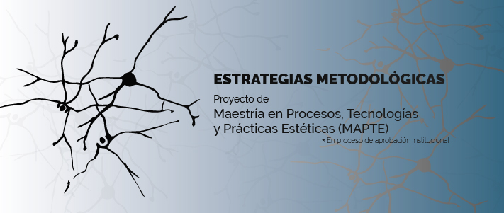 Estrategias metodológicas - Proyecto de Maestría en Procesos, Tecnologías y Prácticas Estéticas