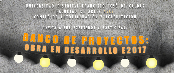 Banco de Proyectos Obra en Desarrollo